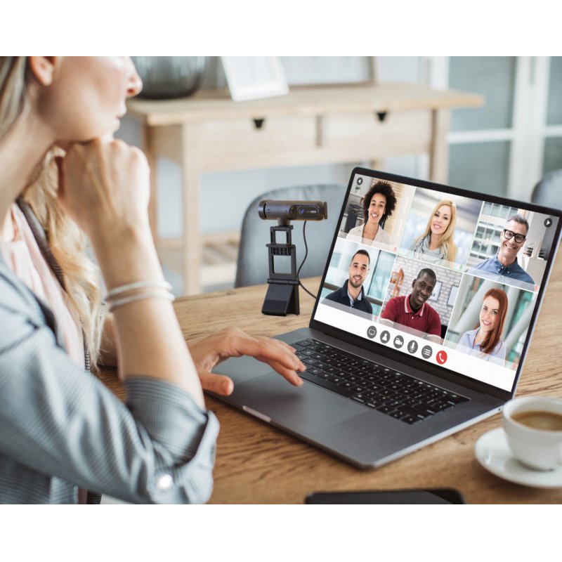 J5 2K Ai-Powered Webcam With Wireless Microphone And Auto-Focus