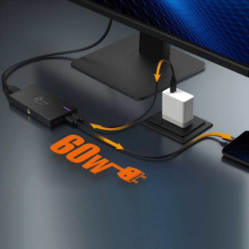 j5create JVA14-N Station de capture de jeu 4K