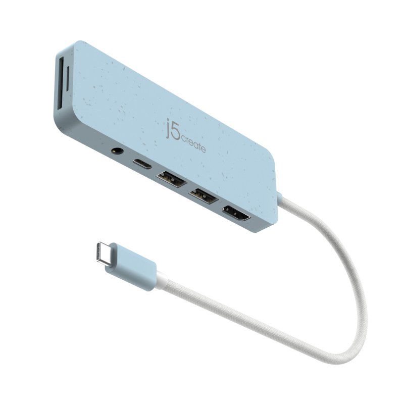 j5create JCD373EC - USB-C Multi-Port Hub with Power Delivery