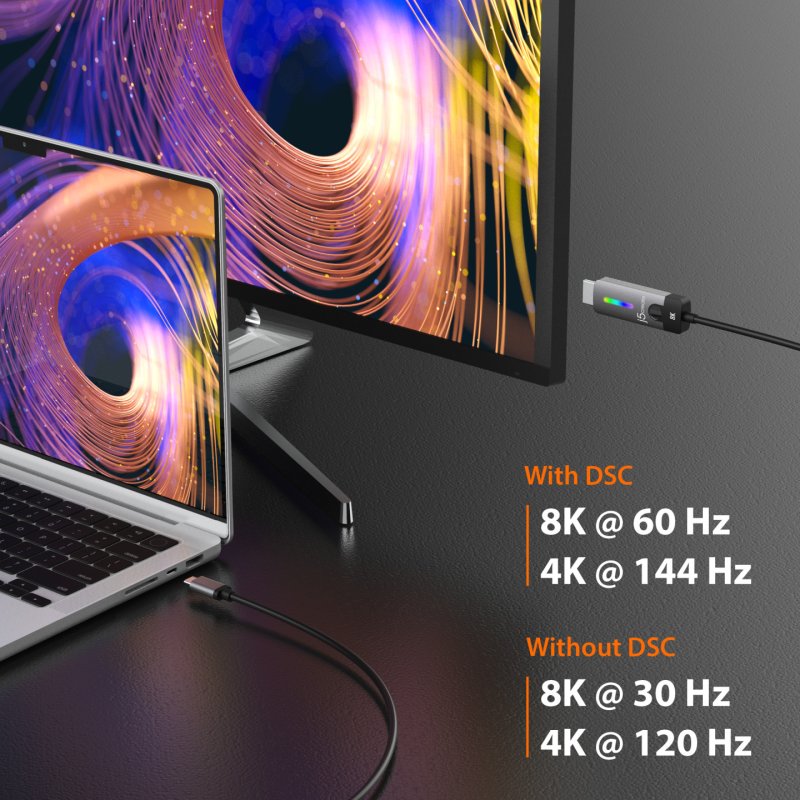 j5create JCC157-N USB-C to HDMI™ 2.1 8K Cable