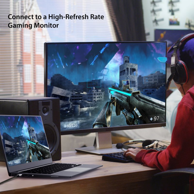 j5create JCC157-N USB-C to HDMI™ 2.1 8K Cable