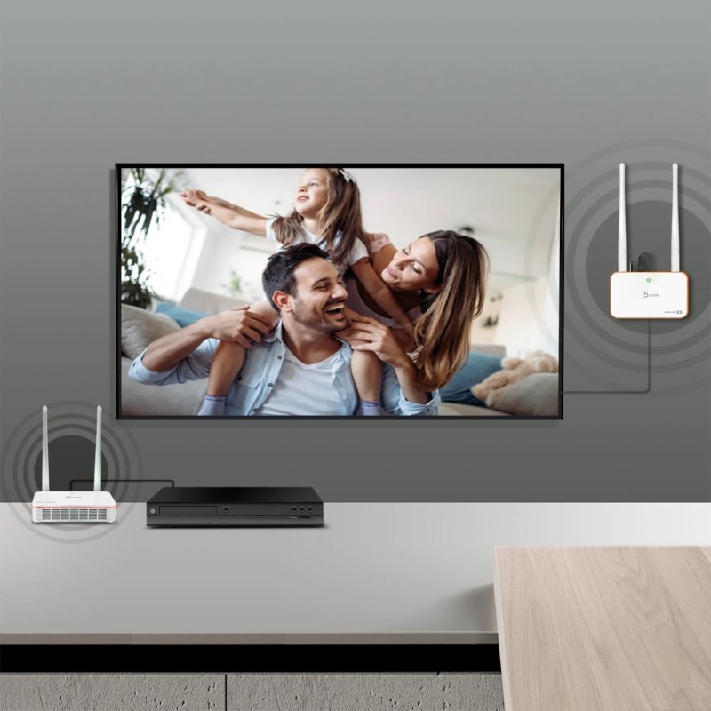 j5create JVAW53-N Étendeurs sans fils HDMI™ - UE/RU