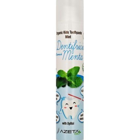 Mint Flavored Children's Toothpaste Organic Vegan 0 to 36 Months