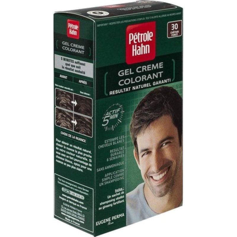 Petrole Hahn Gel Cream Colouring Ammonia Free No. 30 Dark Brown