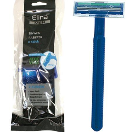 Elina Razor Disposable 8pcs For Men With 2blade