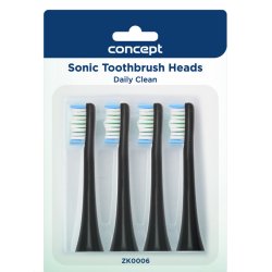 Concept ZK0006 tête de brosses 4 pièce(s) Noir