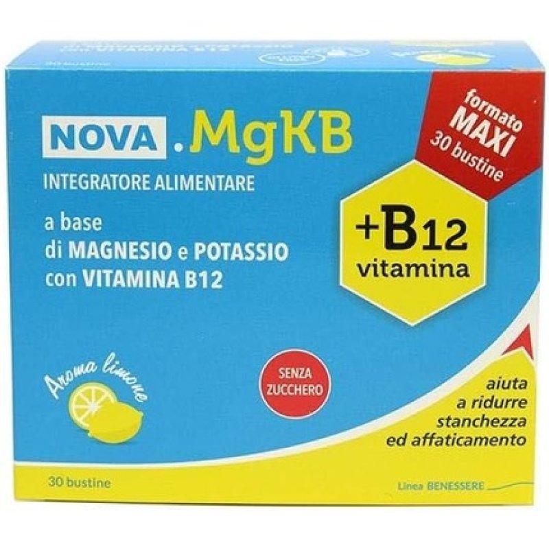 Nova Magnesium Potassium Lemon Aroma Argentia Mgkb 30 Bags