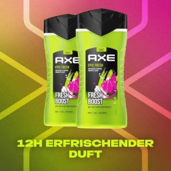 Axe Epic Fresh Gift Set with Body Spray, Shower Gel, Trainer Balls and Luminous Shoelaces