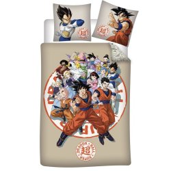 DRAGON BALL SUPER - Parure de lit 140x200cm - '100% Bio Coton'