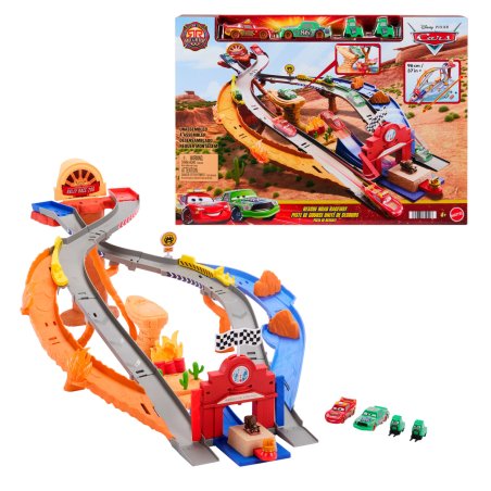 Disney Pixar Cars Cars – Coffret Piste de Course Rescue Road Course de Radiator Springs