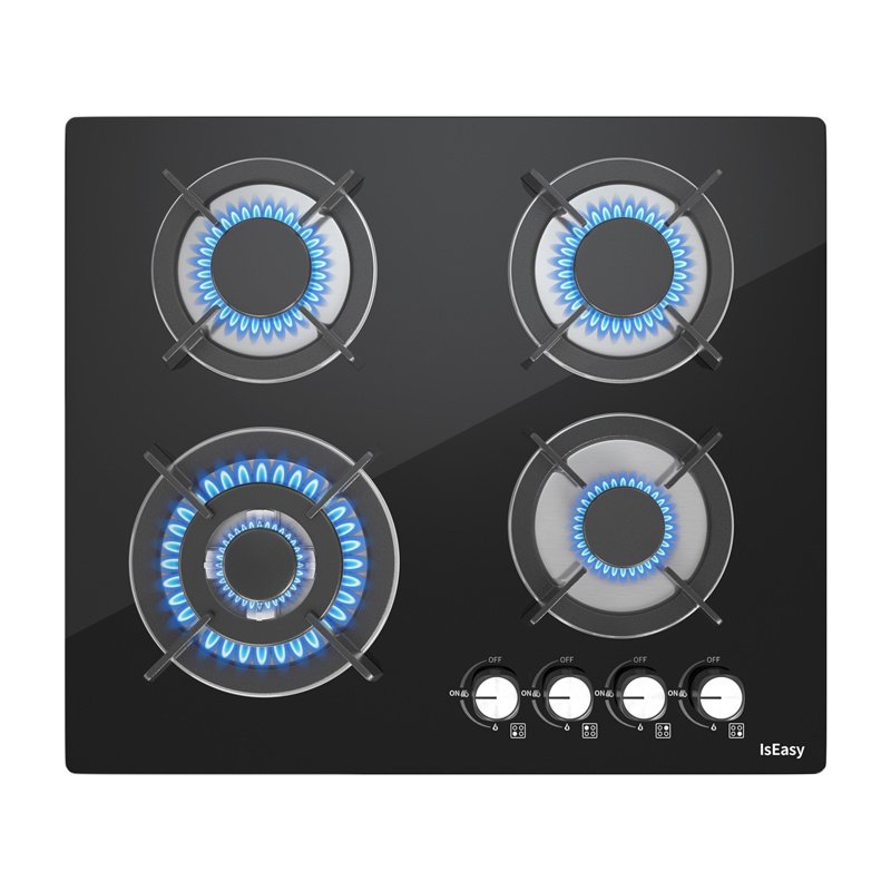 IsEasy MGBG-604B glass gas hob