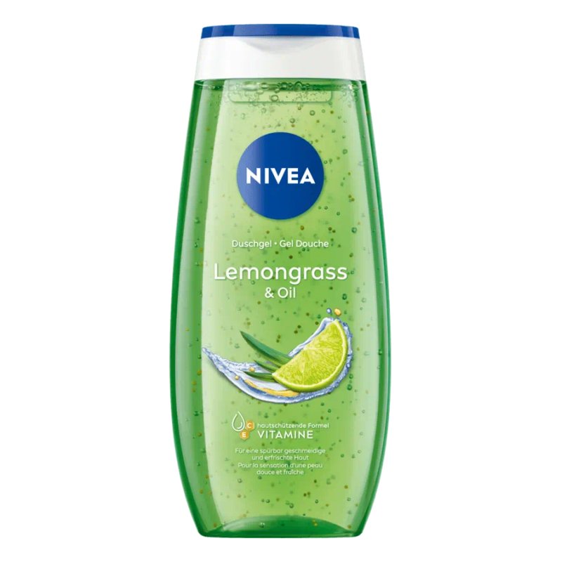 NIVEA Lemongrass & Oil 250 ml Gel douche Corps Citronnelle