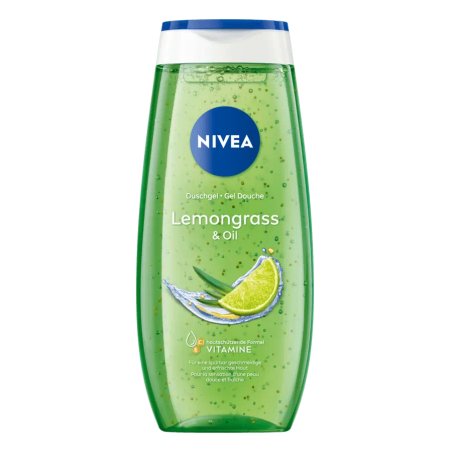 NIVEA Lemongrass & Oil 250 ml Gel douche Corps Citronnelle