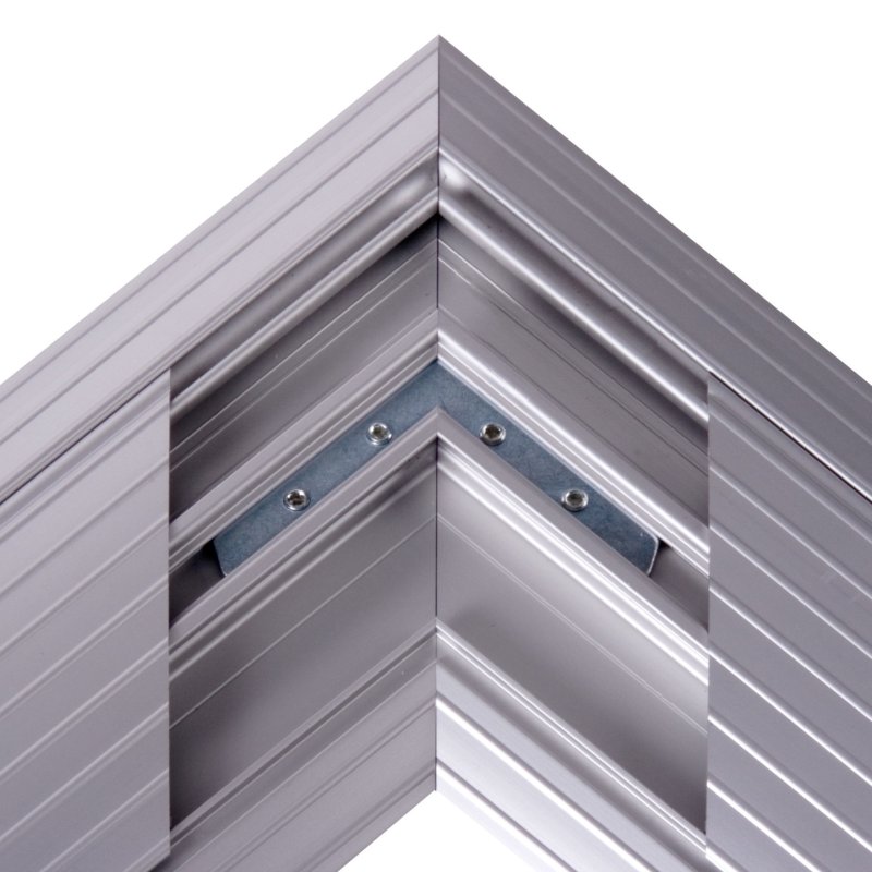 DATAFLEX Addit Canal de câble Connexion en angle, argent