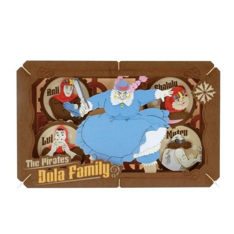 LE CHATEAU DANS LE CIEL - Famille pirate de Dora - Théâtre de papier