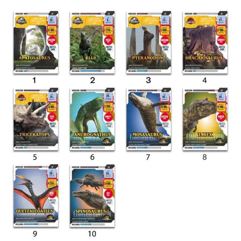 JURASSIC WORLD - Panini Trading cards (1 Binder 3 poch 1 Ed lim.)