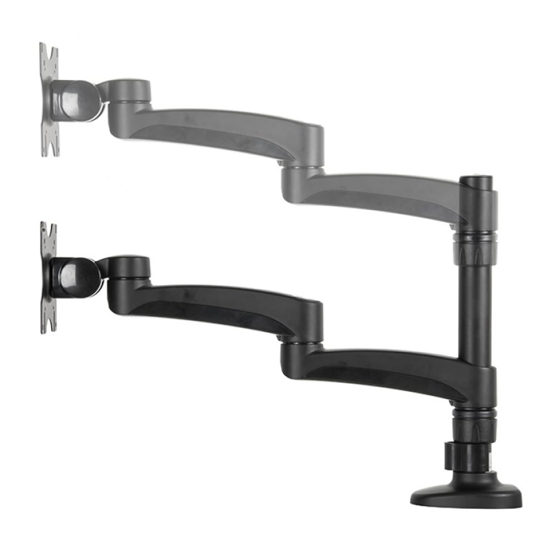 Flat Screen Desk Mount with Double Arm