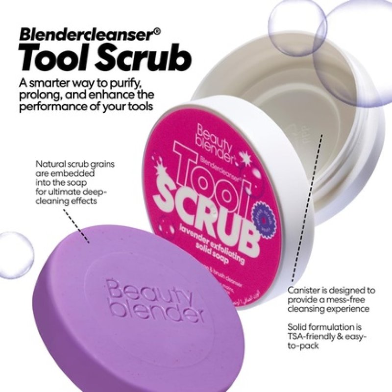 Blendercleanser Solid Lavender Sponge & Brush Cleanser 1oz