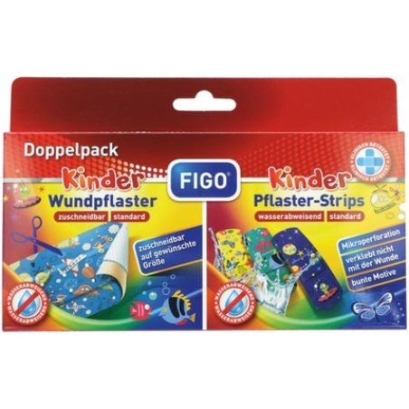 Figo Bandage Double Pack Kids 50x6cm With 10 Strips