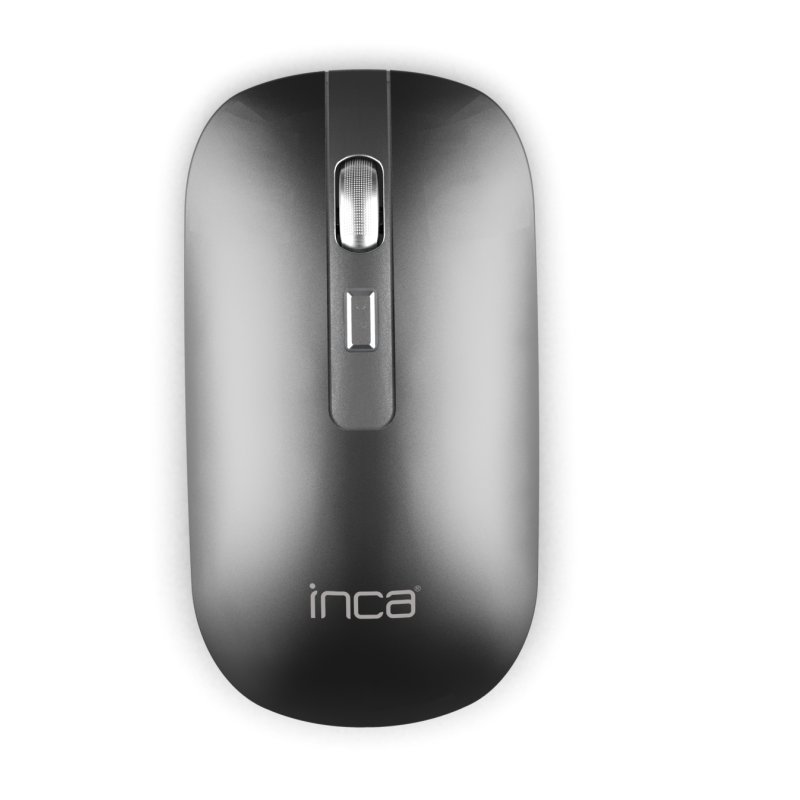 INCA Maus IWM-531RG 1600 DPI,Wireless & BT ,Akku, silber retail