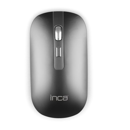 INCA Maus IWM-531RG 1600 DPI,Wireless & BT ,Akku, silber retail