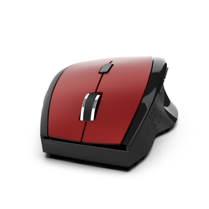 INCA Maus IWM-500GLK 1600 DPI,Wireless,Nano-USB,Laser,Rot retail