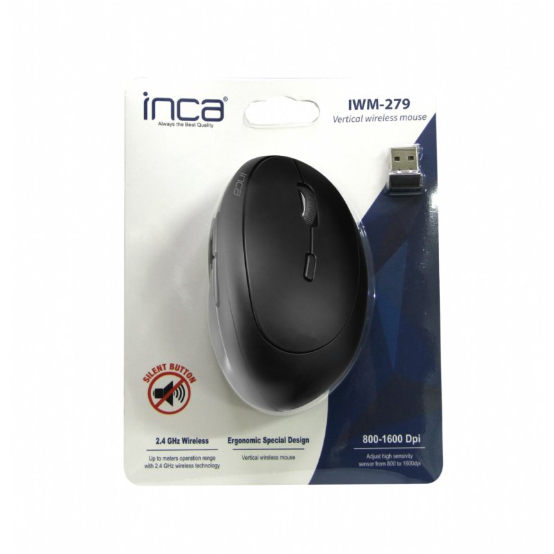 Inca IWM-279 souris Bureau Droitier RF sans fil 1600 DPI