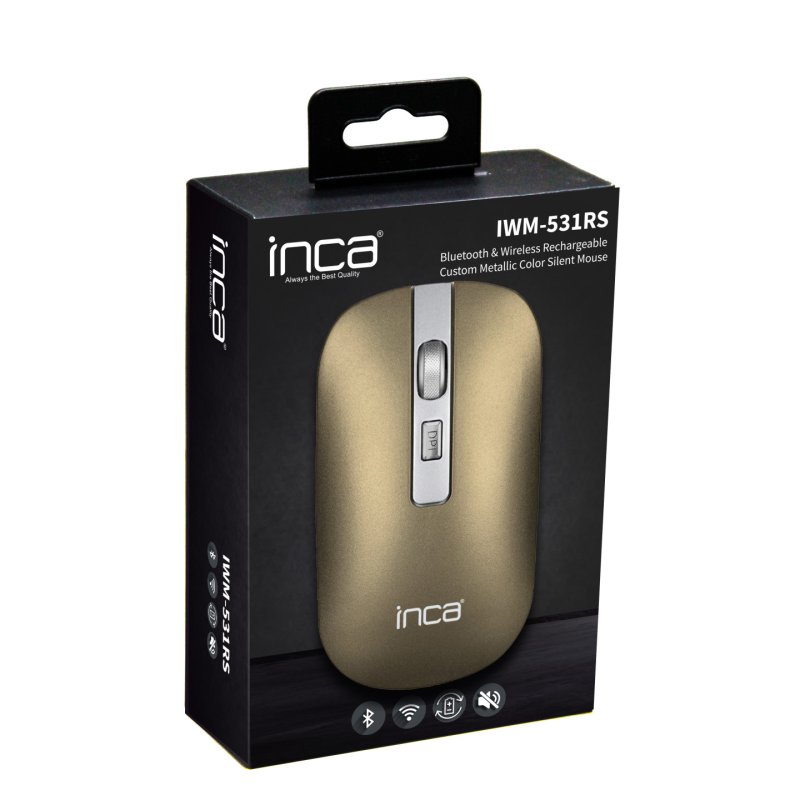 Inca IWM-531RS souris Bureau Bluetooth