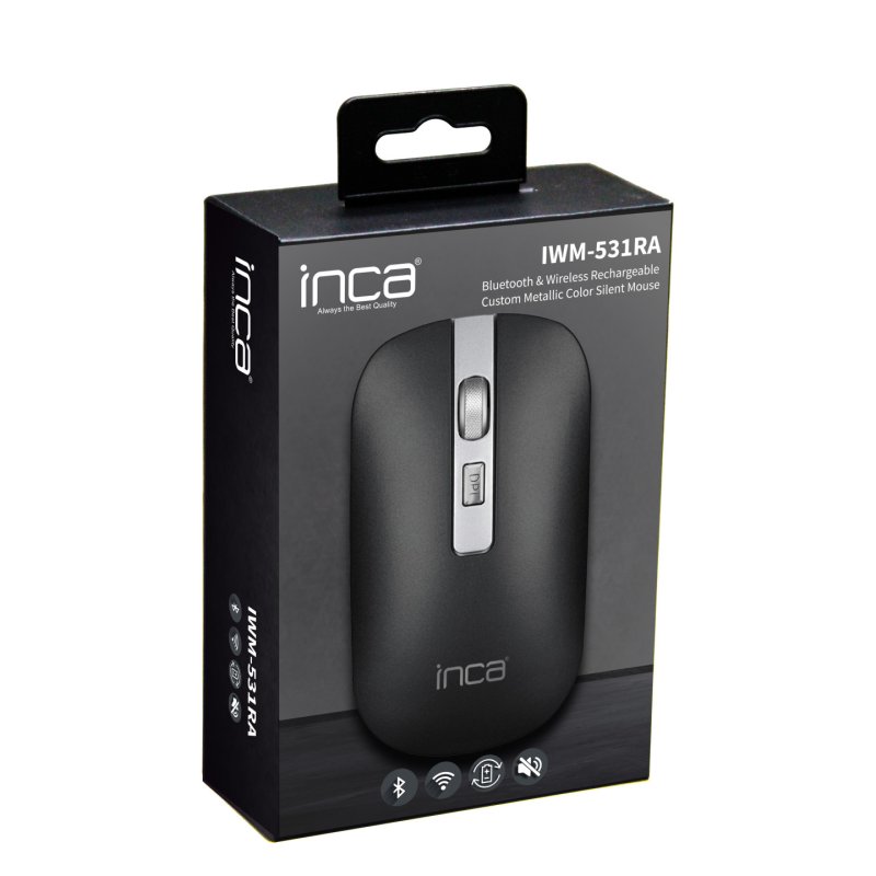 Inca IWM-531RA souris Bureau Droitier Bluetooth