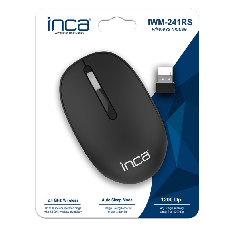 Inca IWM-241RS souris Bureau Droitier RF sans fil