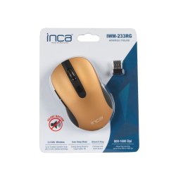 Inca IWM-233RG mouse Ambidextrous RF Wireless Optical 1600 DPI