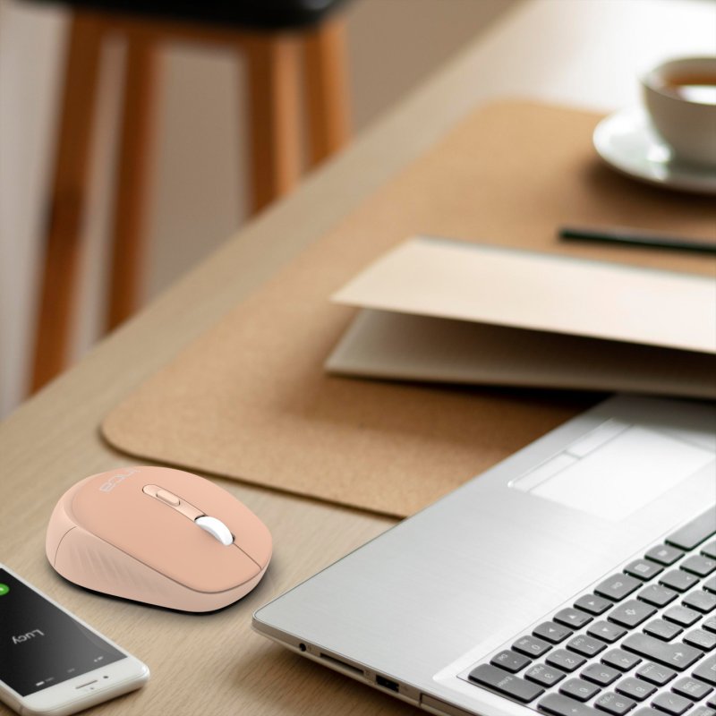 INCA Maus IWM-243RH 1600 DPI,CANDY DESIGN Creme, 2,4GHz