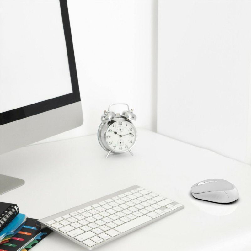 INCA Maus IWM-243RG 1600 DPI,CANDY DESIGN Grau, 2,4GHz