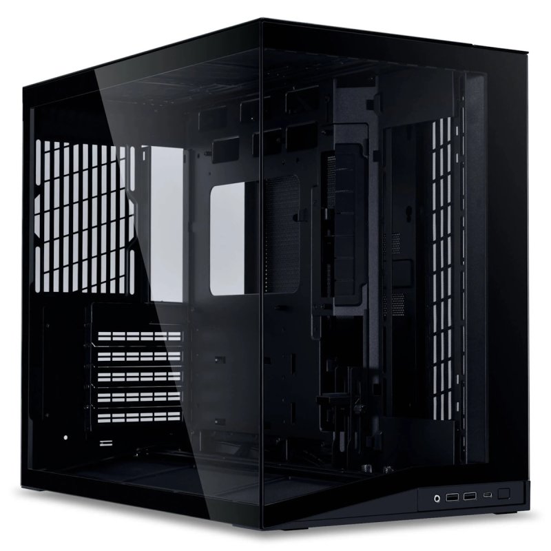 Lian Li O11 Dynamic Mini V2 PC-Gehäuse, Mini-Gehäuse, ATX, Tempered Glass - schwarz