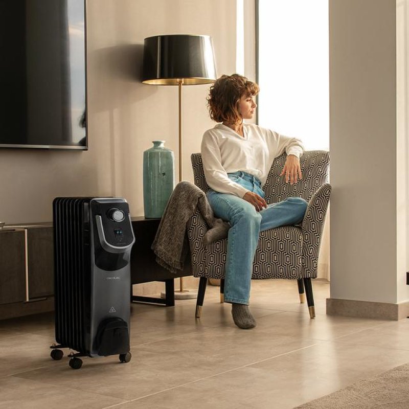 RADIADOR ELECTRICO DE ACEITE CECOTEC READYWARM 9000 SPACE 360 BLACK