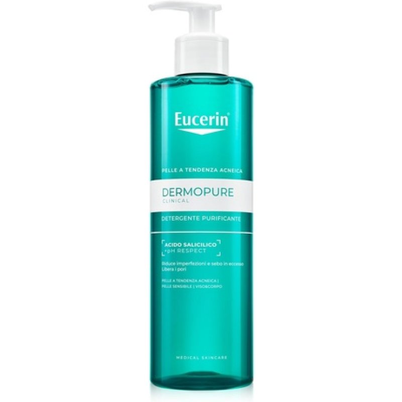 Eucerin Dermopure Clinical Purifying Facial Cleansing Gel 400ml