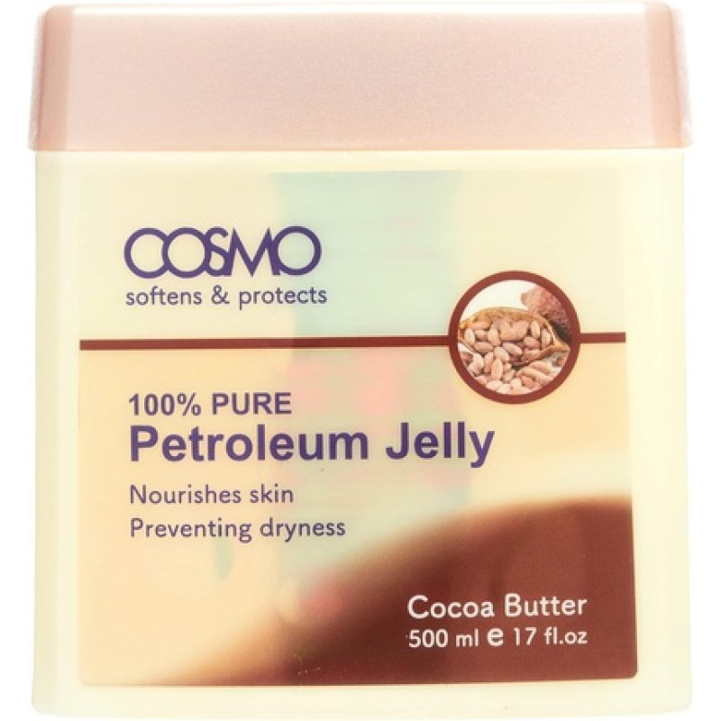 Cosmo 100% Pure Petroleum Jelly with Cocoa Butter 500ml