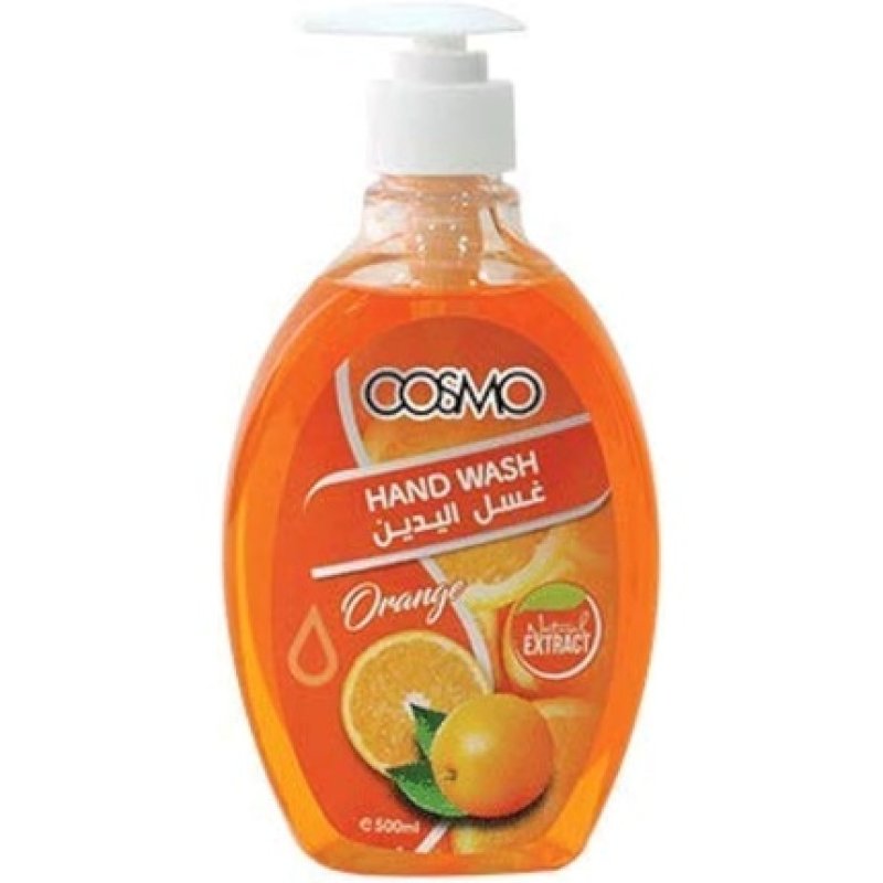 Cosmo Hand Wash Orange Natural Extract 500ml