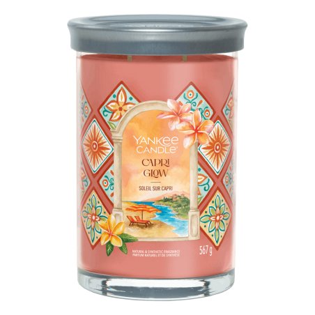 Scented Candle Tumbler Grande Capri Glow Long Burning Time