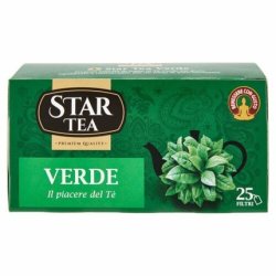 Green Tea The Star Tea Green Natural Te Infusion Blend Premium Quality 25 Filters