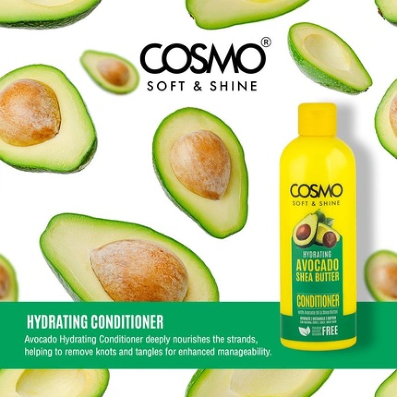 Cosmo Soft & Shine Hydrating Avocado & Shea Butter Hair Conditioner 162