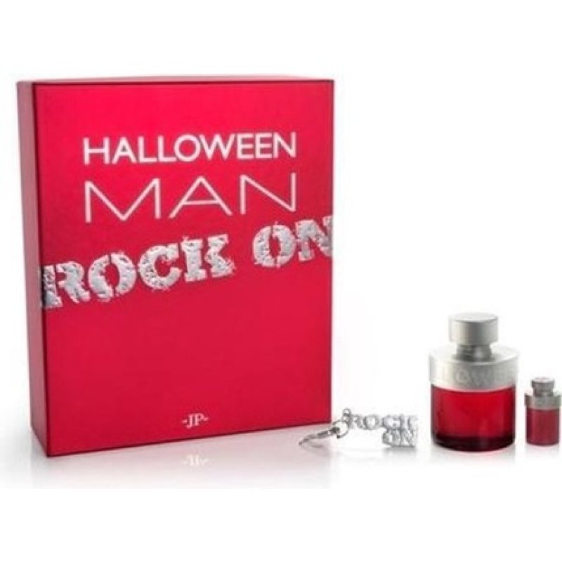 Jesus Del Pozo Hallo Man Gift Set Rock Eau De Toilette 75ml Mini Eau De Toilette Keychain