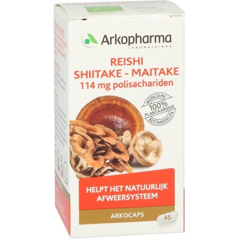 Arkocaps Reishi-Shitake-Maitake - 45 Vegicaps - Mushrooms