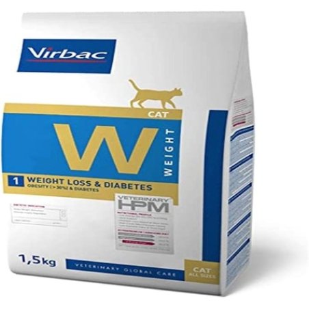 Virbac HPM Feline Weight Loss Diabetes W1 1.5kg