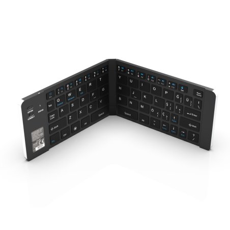 INCA Tastatur Maus IBK-579BT BT 3.0 Mini-Größe, faltbar, 5-10m silver