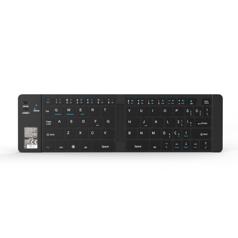 INCA Tastatur Maus IBK-579BT BT 3.0 Mini-Größe, faltbar, 5-10m silver