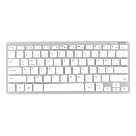 Inca IBK-569BT keyboard Home Bluetooth Metallic, Silver