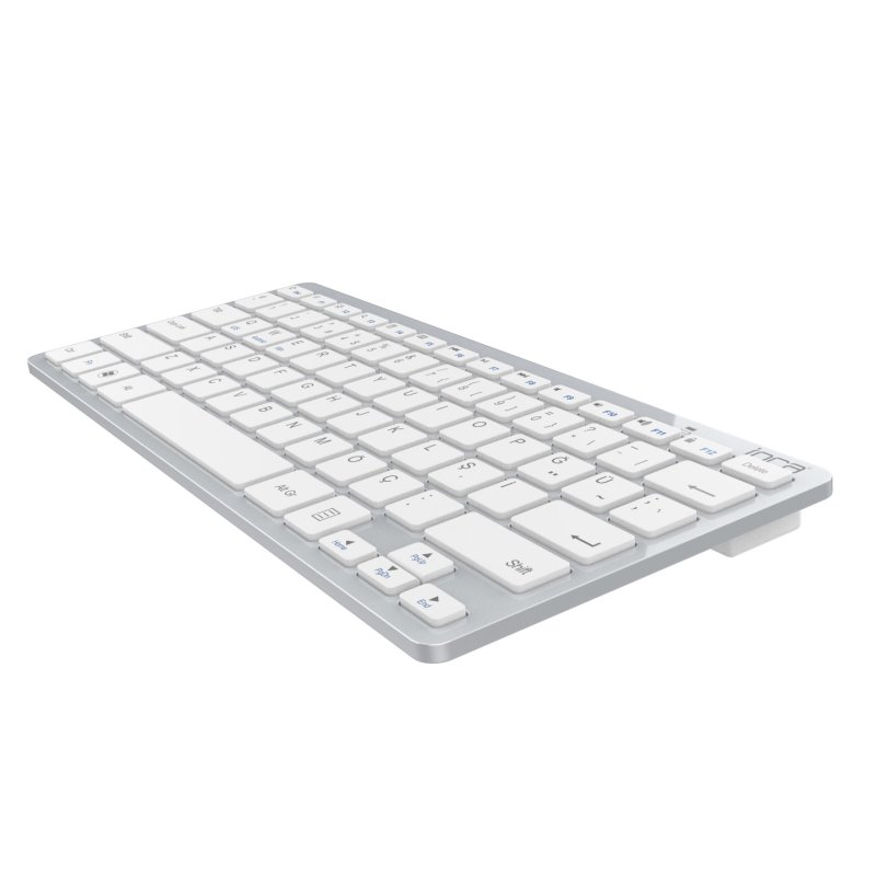 Inca IBK-569BT keyboard Home Bluetooth Metallic, Silver