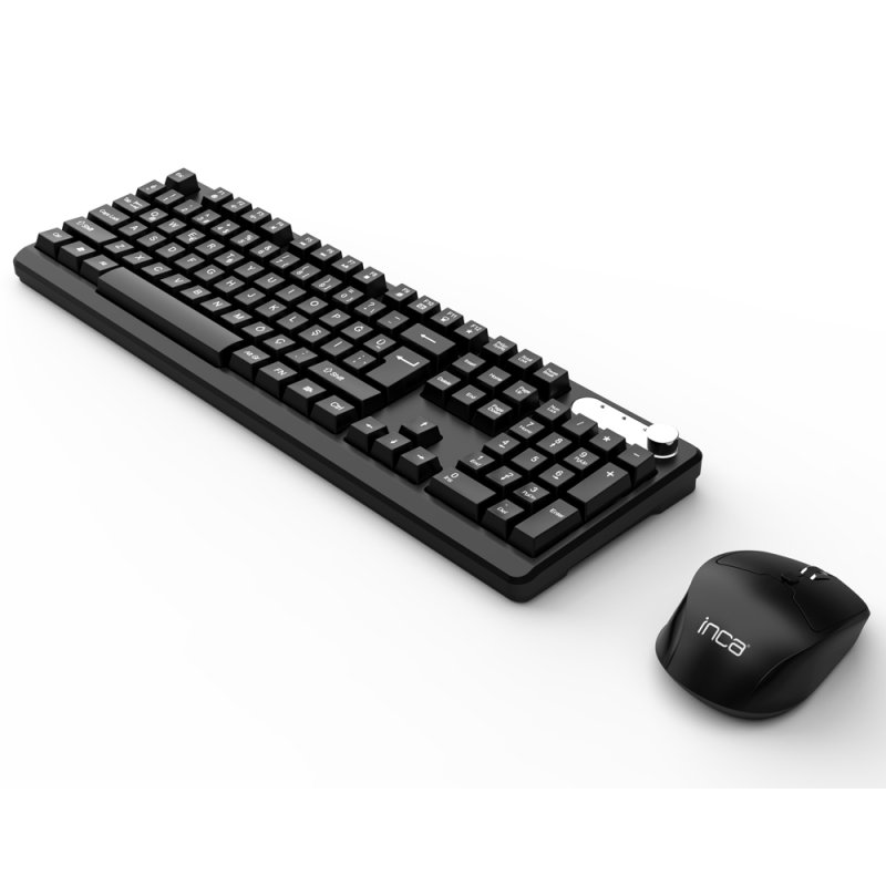 Inca IWS-549U clavier Souris incluse Bureau FR sans fil USB QWERTY Turc Noir