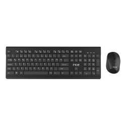 Inca IWS-519 clavier Souris incluse Bureau RF sans fil Noir